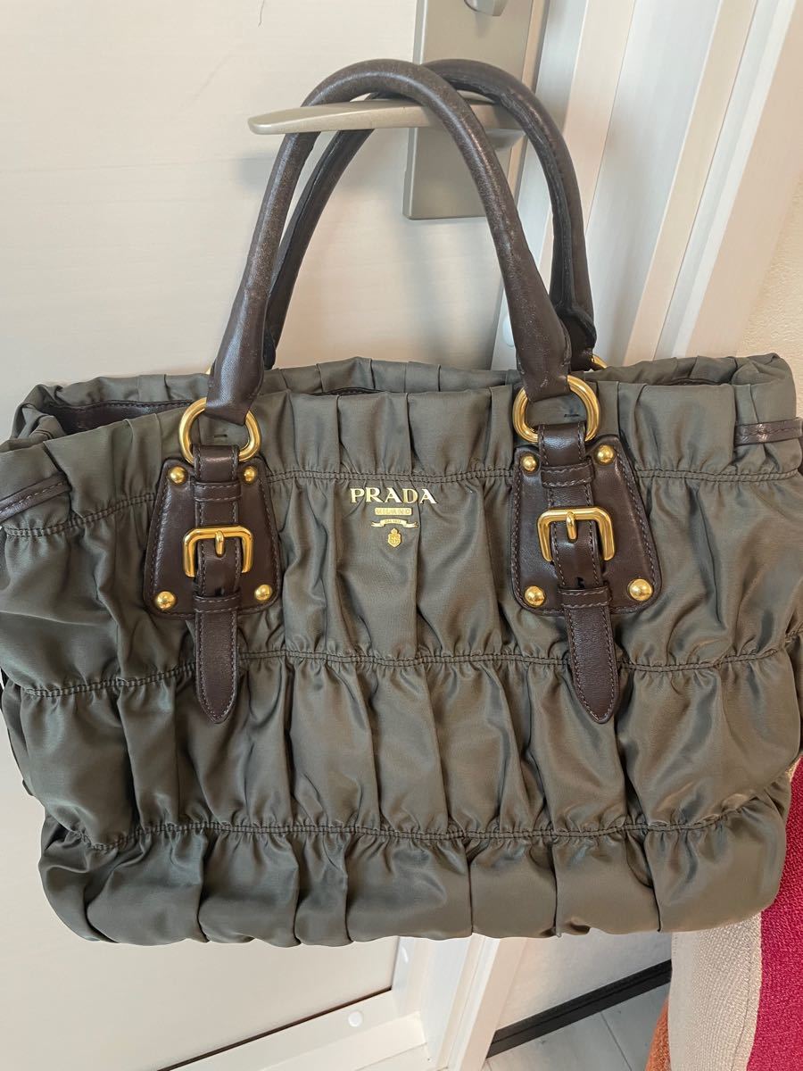 クーポン使ってください】美品PRADAプラダナイロンバッグ2wayバッグA4