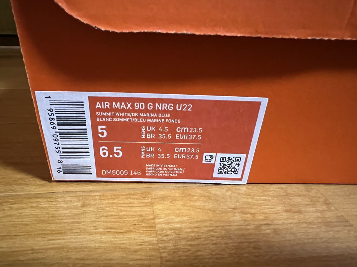 * новый товар *NIKE* Nike air max 90G NRG U22 туфли для гольфа 23.5cm AIR MAX 90 G NRG U22