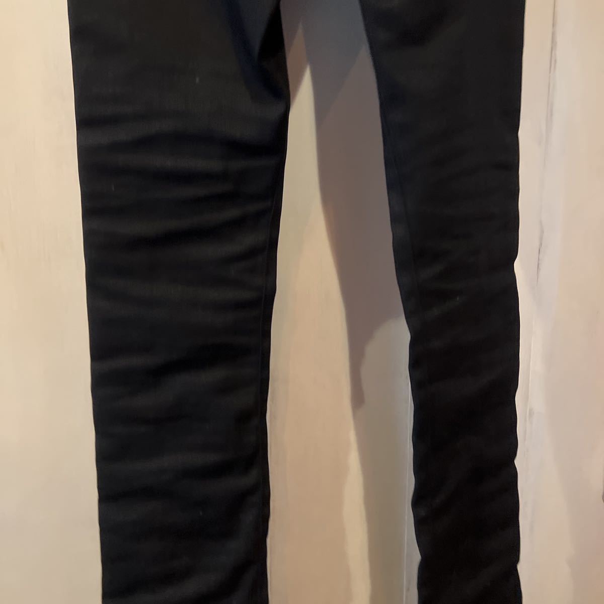 【新品】15SS SAINT LAURENT PARIS HEDI SLIMANE コンチョ ブラックスキニージーンズ　ボヘミアン　サンローラン　エディスリマン　W28_画像7