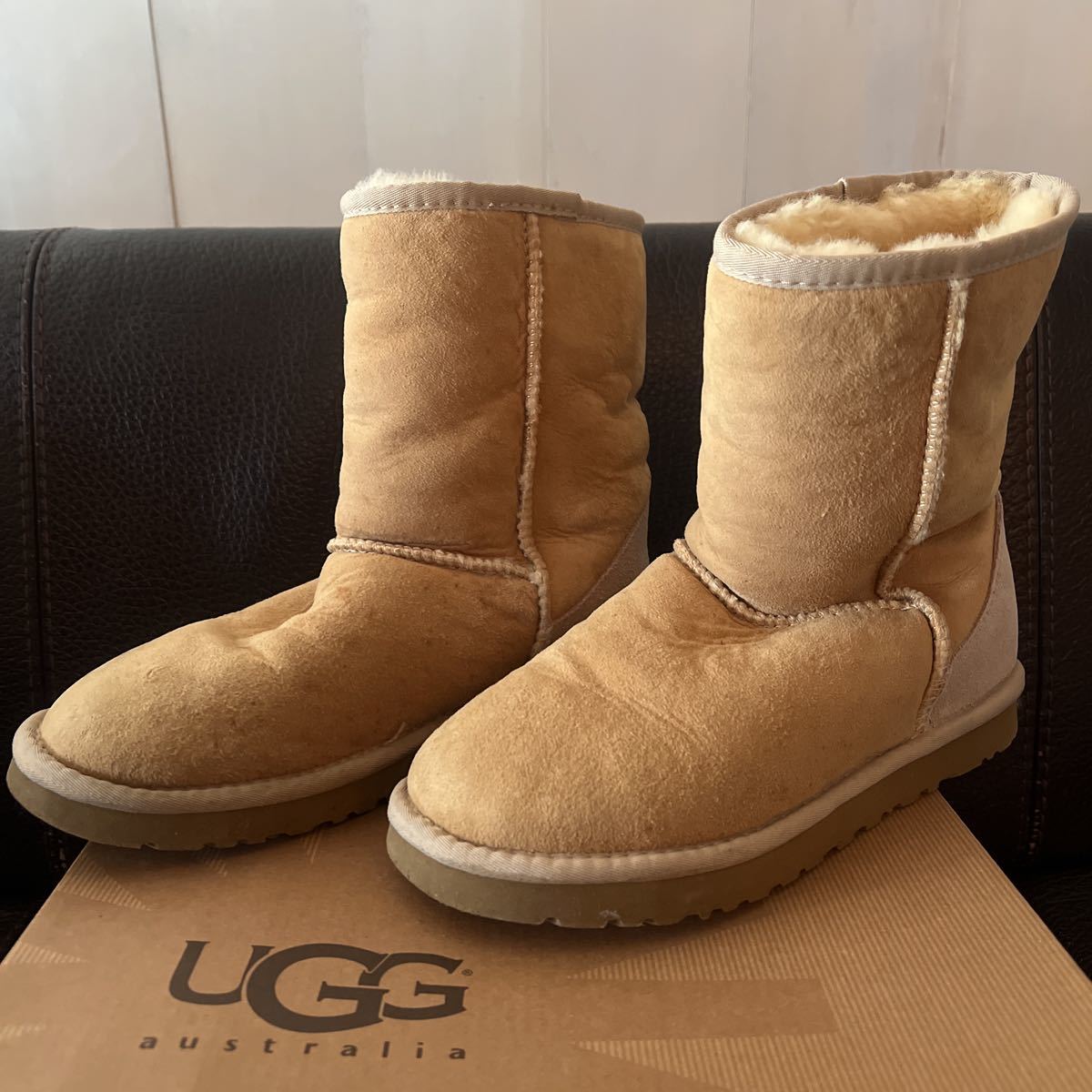 UGG アグ ムートンブーツ ショート サイズ７　24.0cm_画像2