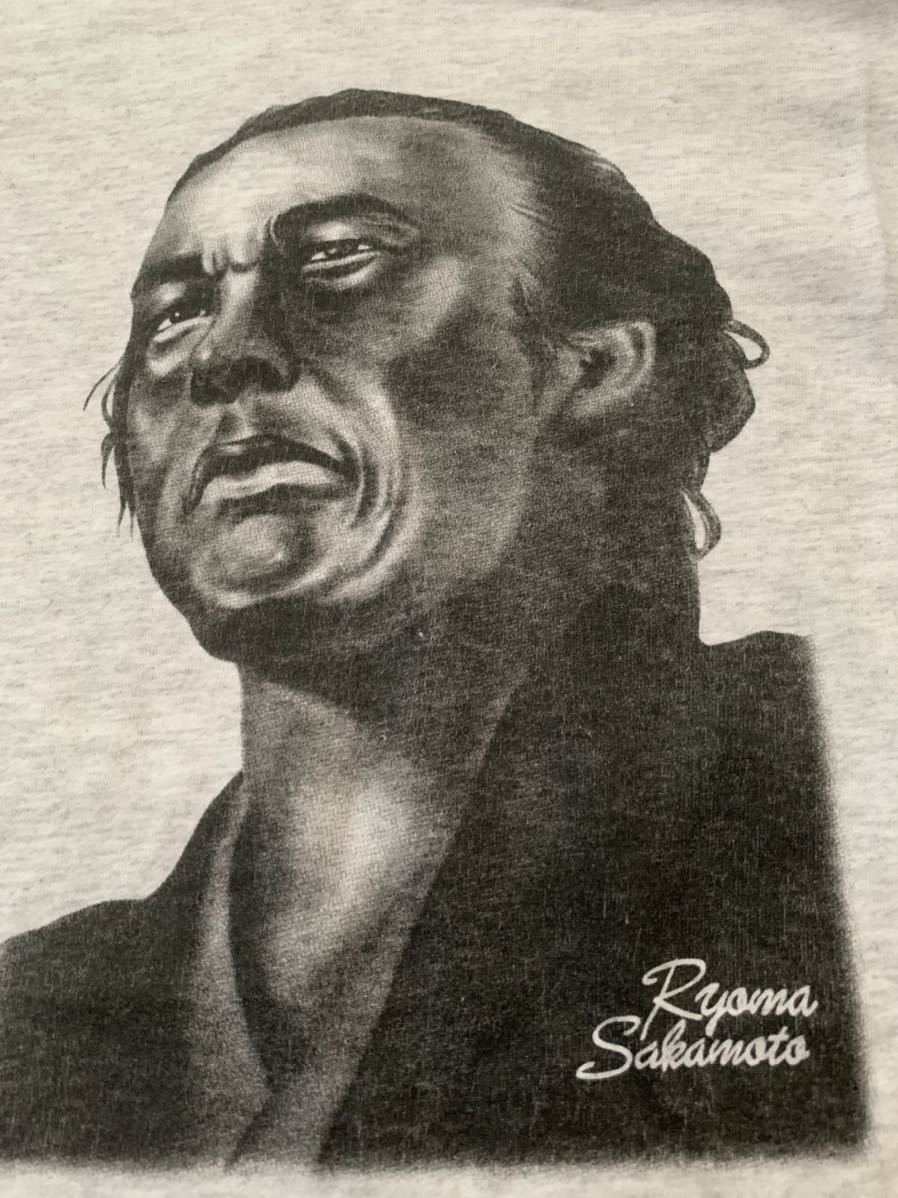 90s 坂本龍馬 vintage Tシャツ USA製 アメリカ製 偉人 JERZEES ジャージーズ 歴史 ビンテージ ryoma sakamoto_画像5