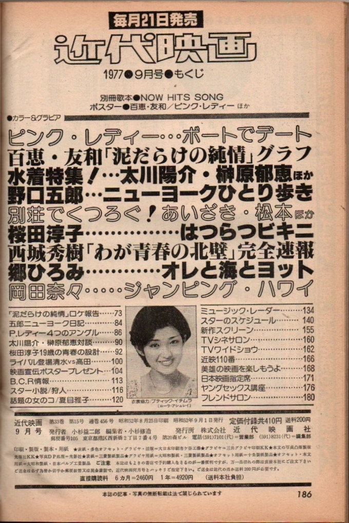 Amazon.co.jp: s2909 近代映画 1979年 昭和54年5月号 水着 Amazon.co.jp: s2909 近代映画 1979年 昭和54年5月号 水着