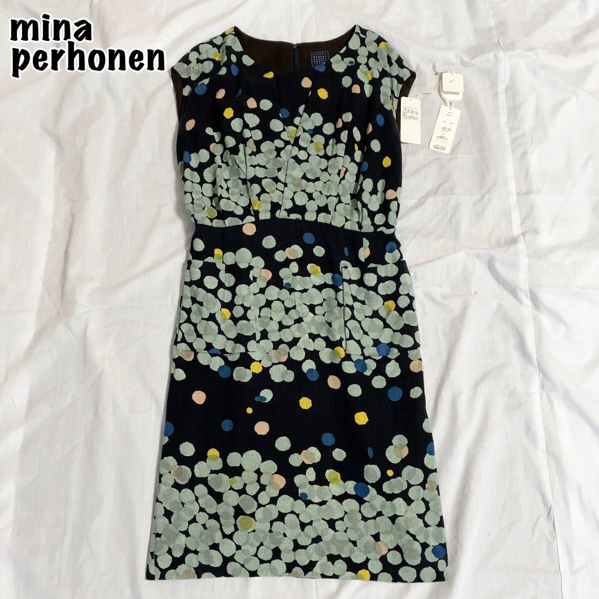 レア ミナペルホネン piece dress ワンピース/ドレス 待望 laverite.mg