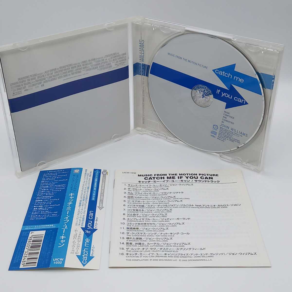 C-0629★中古CD 帯付★キャッチ・ミー・イフ・ユー・キャン OST サントラ CATCH ME IF YOU CAN UICW-1032の画像3