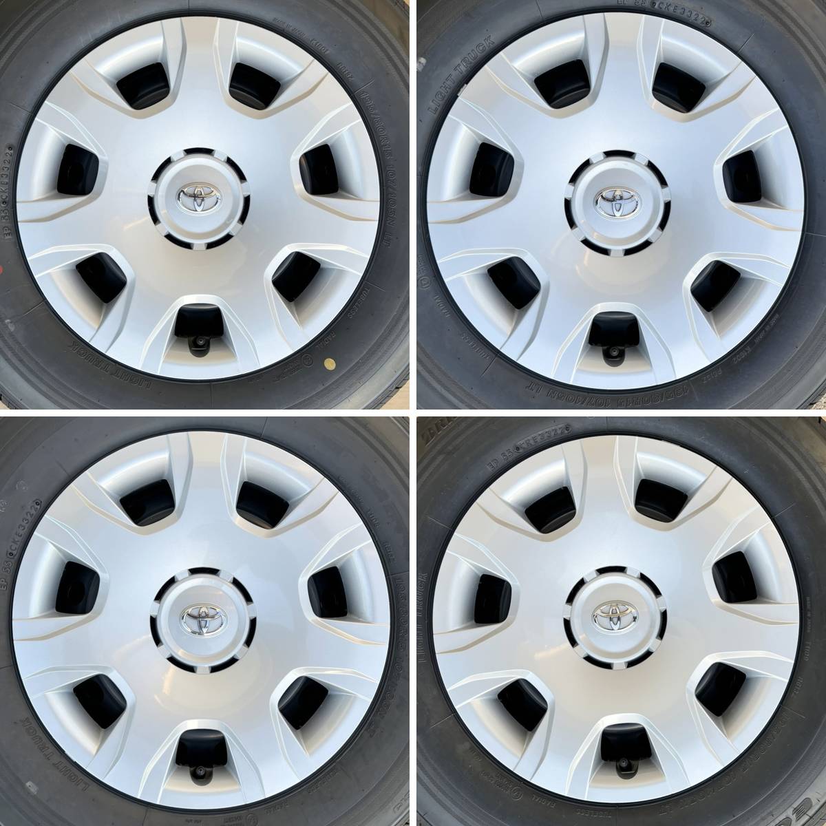 新車外し 200系ハイエース 純正タイヤホイール 195/80R15 - freshslice.com