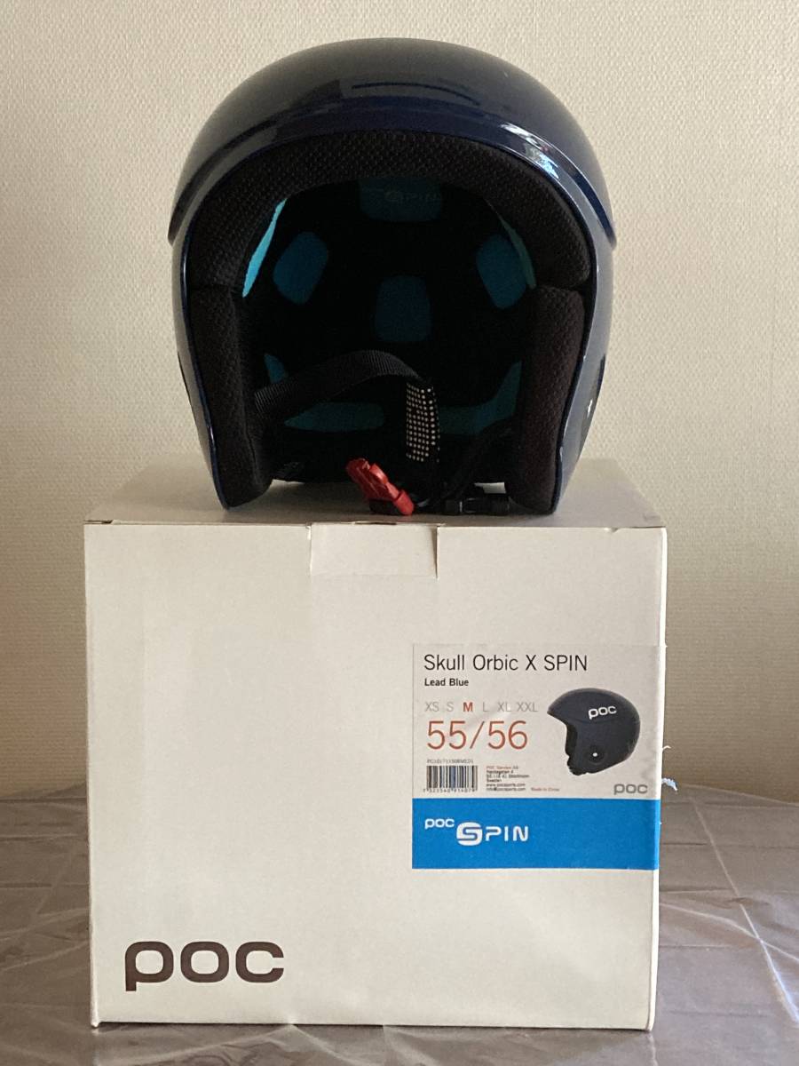 【国内正規品】 POC Skull Orbic X SPIN　Lead Blue ポック ヘルメット　サイズM　５５/５６ アクセサリー