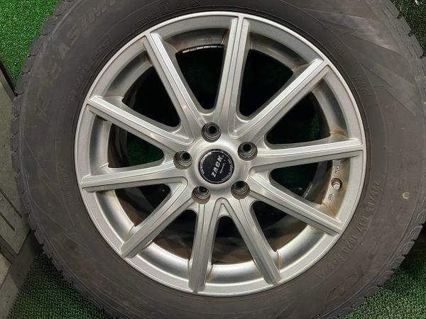 ピレリ　ICE ASIMMETRICOPLUS　225/65R17　アルミホイール付きセット　4本　5H/7J　ET48/114.3　スタッドレスタイヤ　CX-5エクストレイル_画像4