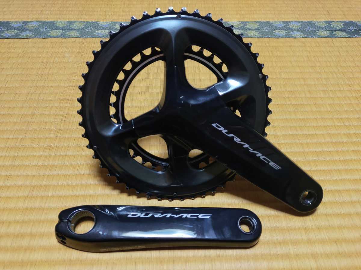 SHIMANO FC-R9100 Dura-Ace クランクセット 165mm 50-34T 美品 シマノ