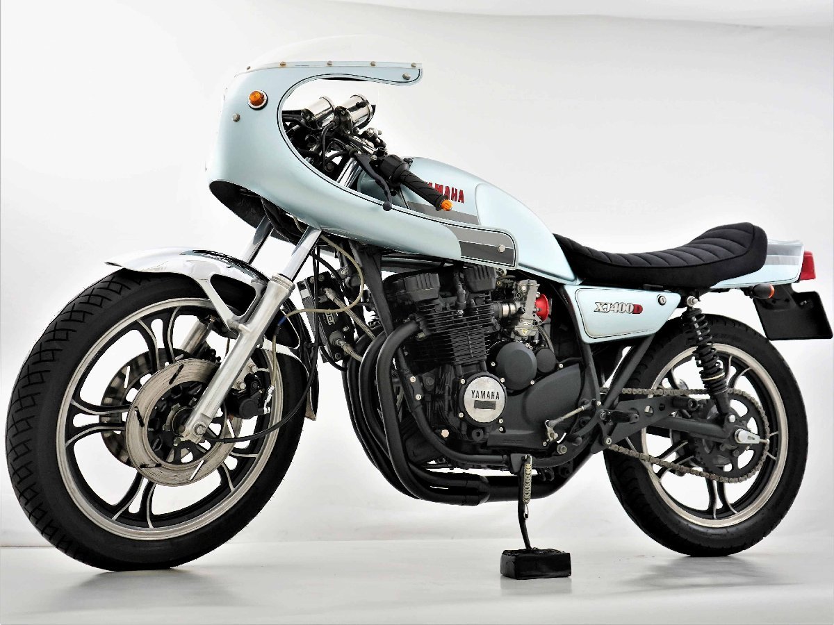 希少 旧車 XJ400D 1981年 カフェレーサースタイル FCRキャブ 当時物ヨシムラフルエキ MACCRANEステップ MOCALオイルクーラー 動画有り_画像8