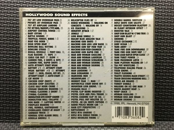 CD Hollywood sound effects_画像2
