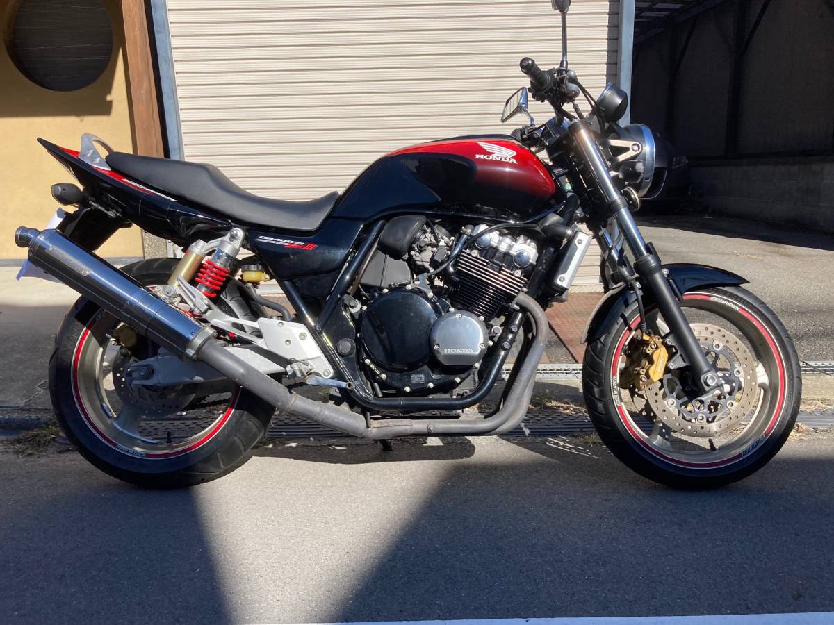 即決！車検込 HONDA ホンダ CB400SF SPEC3 スペック3 キャブ最終 限定 無限カラー NC39 フルオリジナル車両 低走行4934km 中古 京都より！_画像1