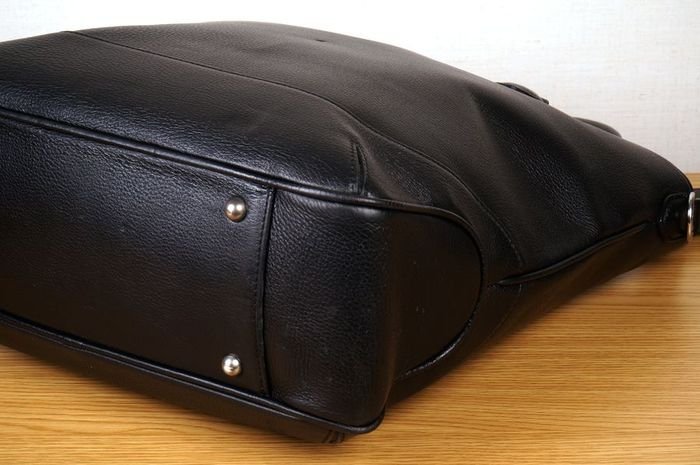 【使用わずか 極美品】ペッレモルビダ PELLE MORBIDA トートバッグ ビジネスバッグ ブラック レザー レディース 鞄 かばん 5555_画像4