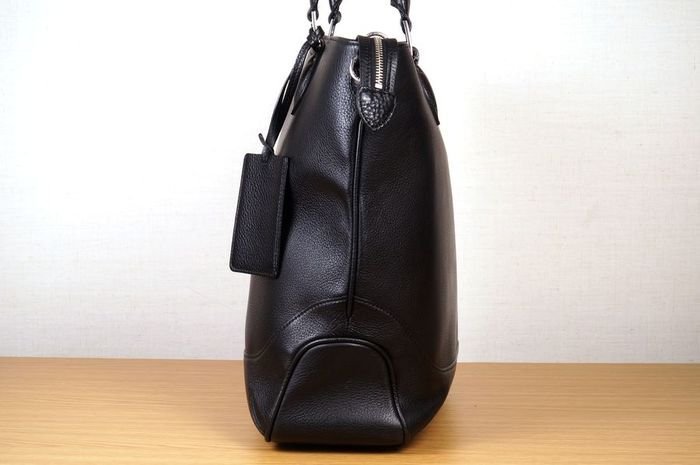 【使用わずか 極美品】ペッレモルビダ PELLE MORBIDA トートバッグ ビジネスバッグ ブラック レザー レディース 鞄 かばん 5555_画像6