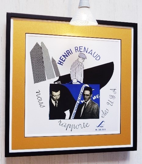 アンリ・ルノー /名盤ジャケット・ポスター 額入り/Henri Renaud/Al Cohn/アル・コーン/Jazz Art/インテリア/壁飾り/音楽/ミュージシャン_画像6