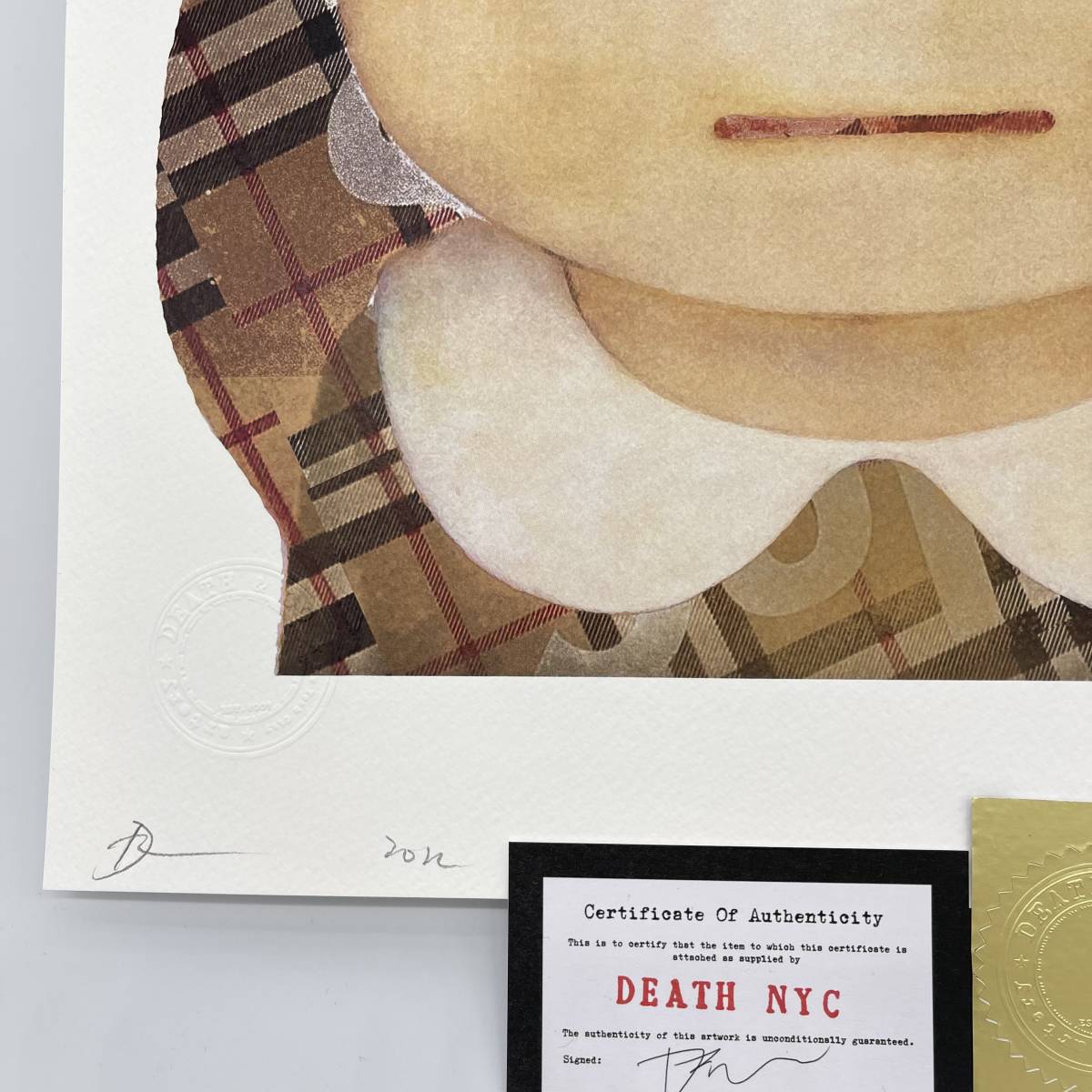DEATH NYC 世界限定100枚 アートポスター　奈良美智❸ 印刷物 コレクション おもちゃ・ホビー・グッズ 値下げ