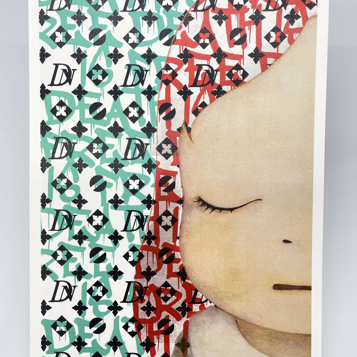 DEATH NYC 世界限定100枚 アートポスター 奈良美智 NARA YOSHITOMO ロッタちゃん LOUIS VUITTON ルイ・ヴィトン Banksy 現代アート ポップ
