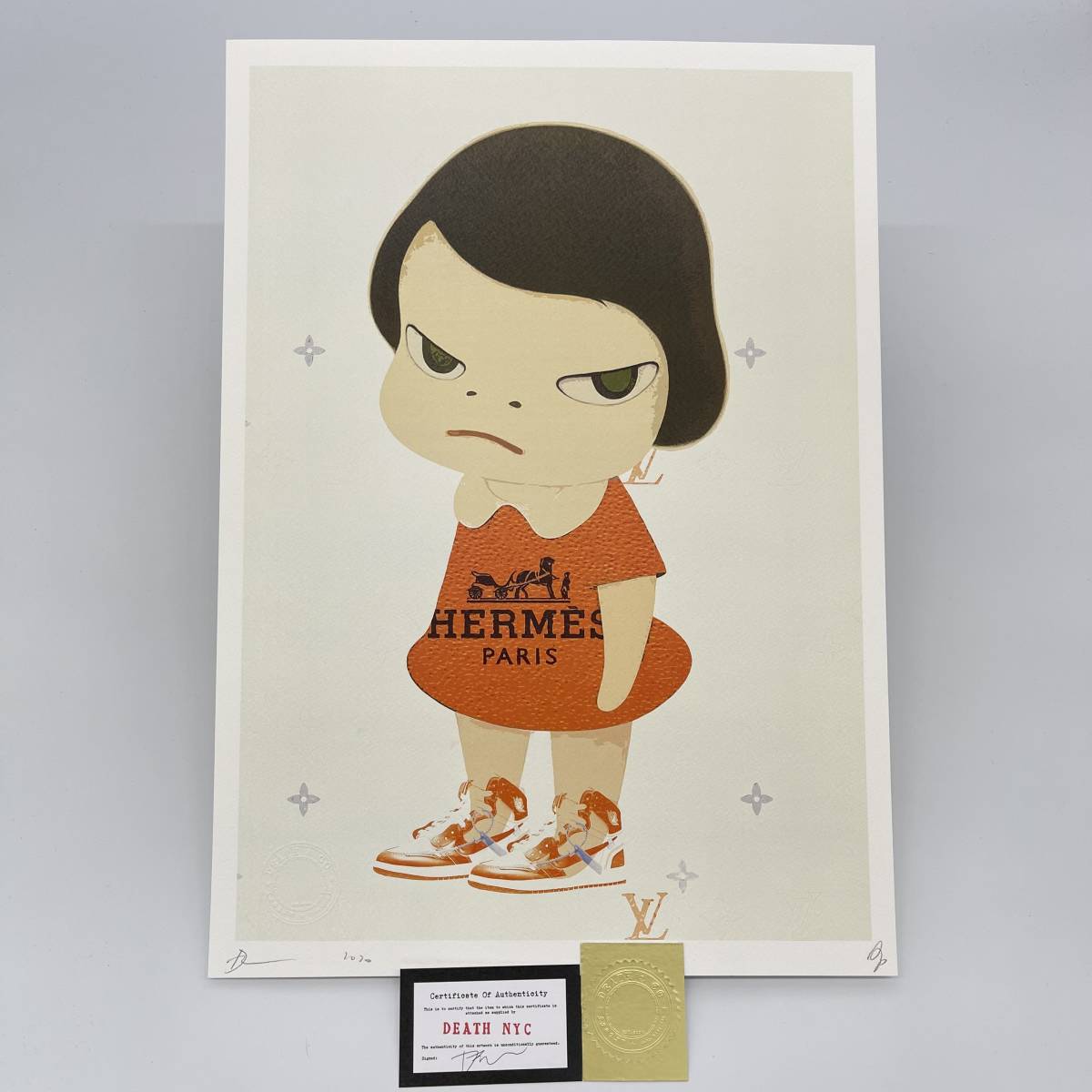 DEATH NYC 世界限定100枚 アートポスター 奈良... - ヤフオク!