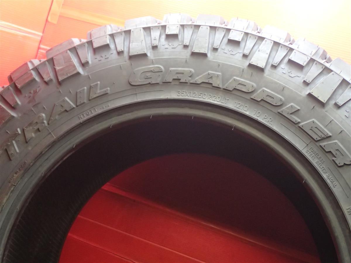 中古タイヤ 単品 1本 《 ニットー 》 TRAIL GRAPPLER M/T [ 35×12.5R20 121Q 10PR ]9.5分山★ リフトアップ パンク スペアn20_画像7