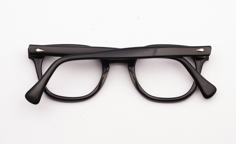 1960年代 ビンテージ AO アメリカンオプティカル American Optical Studiam スタジアム 黒 アーネルタイプ ウェリントン 46/24 A1015_画像2