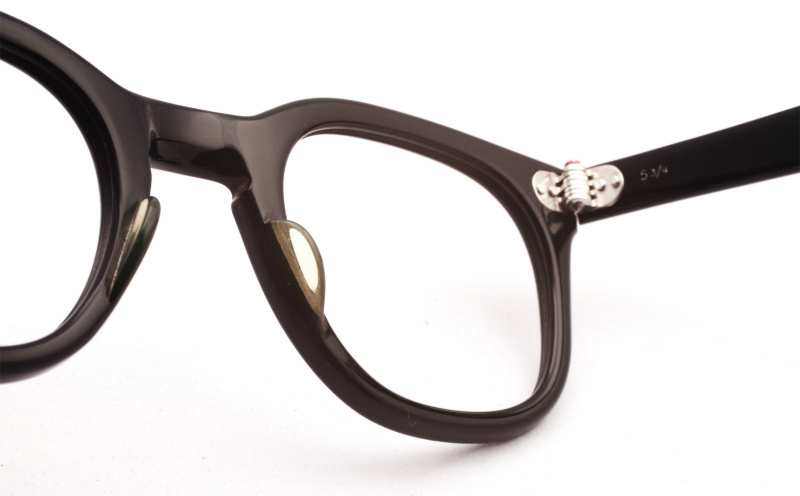 1960年代 ビンテージ AO アメリカンオプティカル American Optical Studiam スタジアム 黒 アーネルタイプ ウェリントン 46/24 A1015_画像7