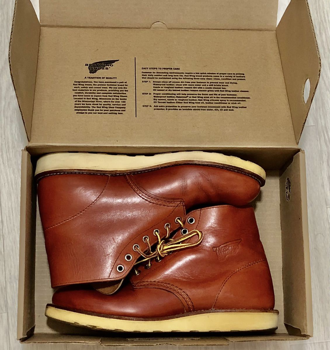 桜の花びら(厚みあり) REDWING レッドウイング 8166 ブーツ