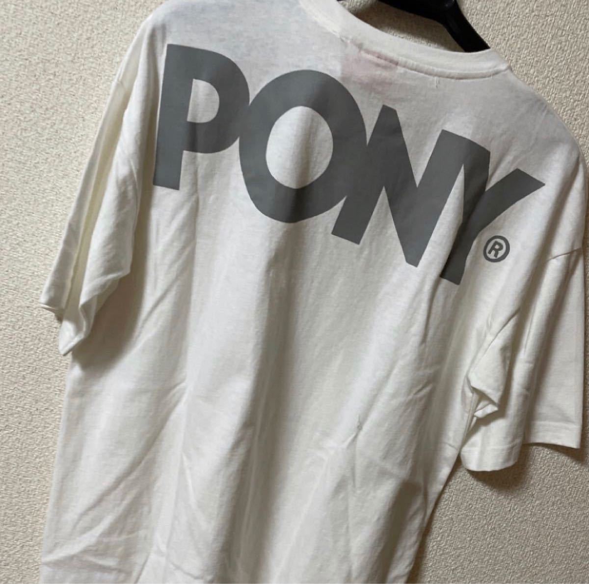 Tシャツ　pony ポニーtシャツ ponytシャツ ホワイトtシャツ