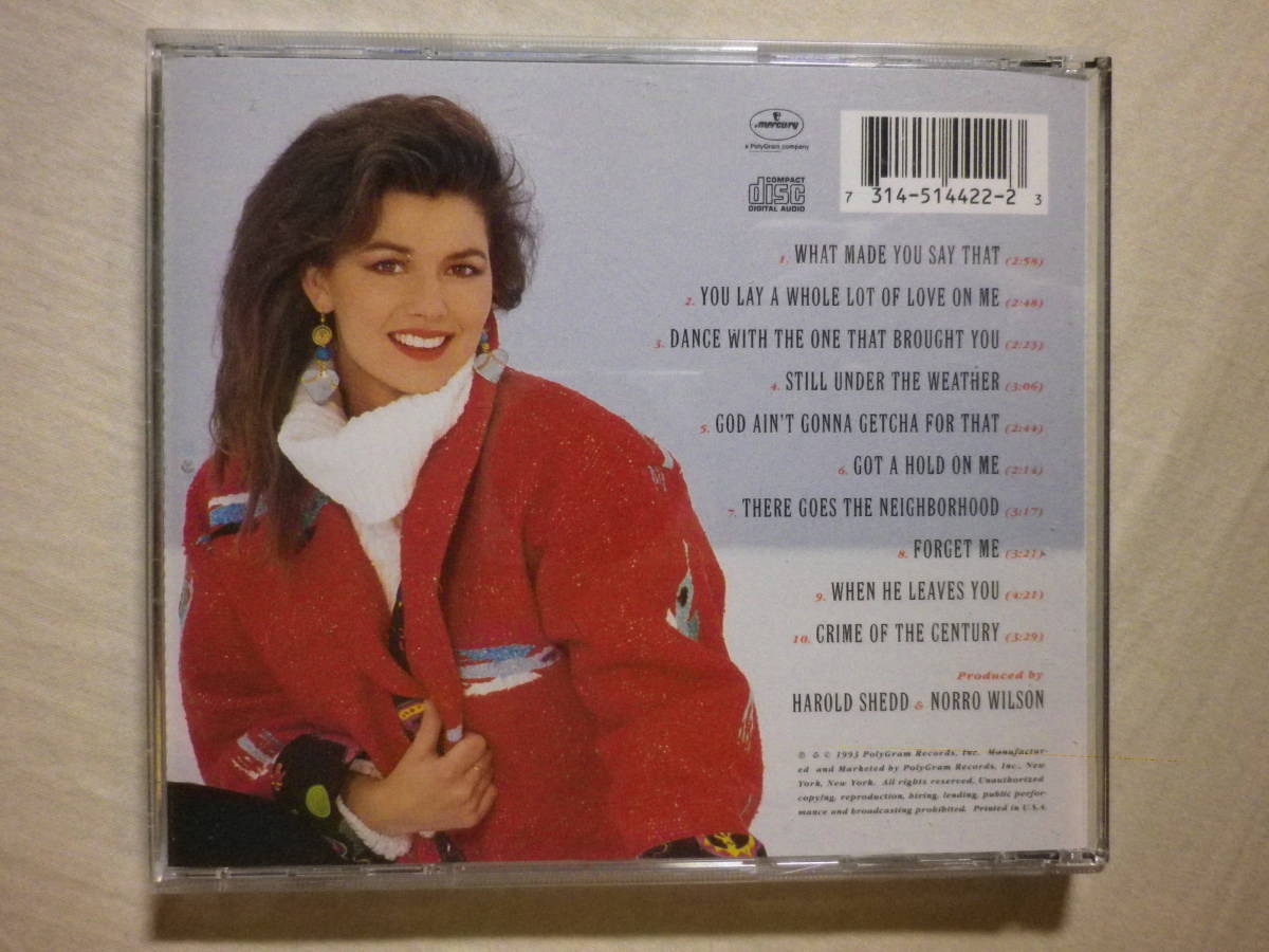 『Shania Twain/Shania Twain(1993)』(Mercury 314-514 422-2,1st,USA盤,歌詞付,カントリー,What Made You Say That)_画像2