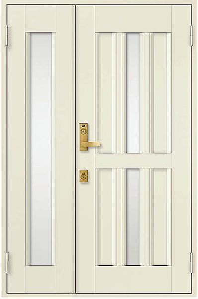アルミサッシ ＬＩＸＩＬ 玄関ドア クリエラR 半外付 親子 15型 W1240