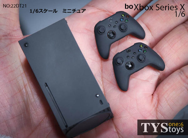 TYStoys 22DT21 boXbox Series X 1/6スケール 据置型ゲーム機 ミニチュア_画像3