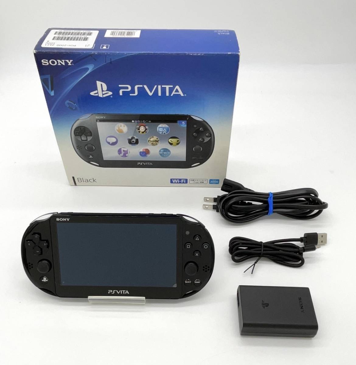 PlayStation Vita Wi-Fiモデル ブラック (PCH-2000ZA11)【良品