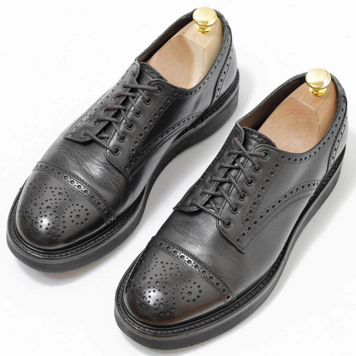 foot the coacher】1612011□8/26cm□外羽根式セミブローグ□厚底