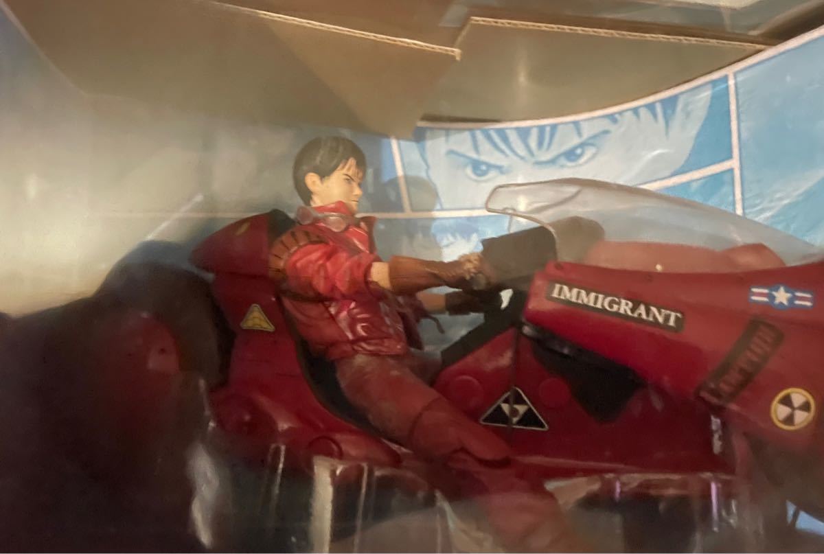 AKIRA 金田+バイクセット モーターサイクルボックス 完成品フィギュア マクファーレン アキラ AKIRA 大友克洋 TOYS