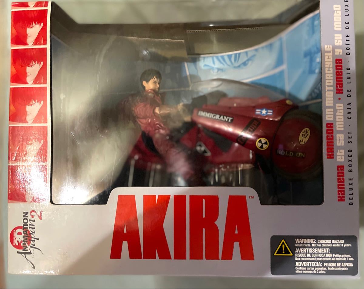 AKIRA 金田+バイクセット モーターサイクルボックス 完成品フィギュア マクファーレン アキラ AKIRA 大友克洋 TOYS