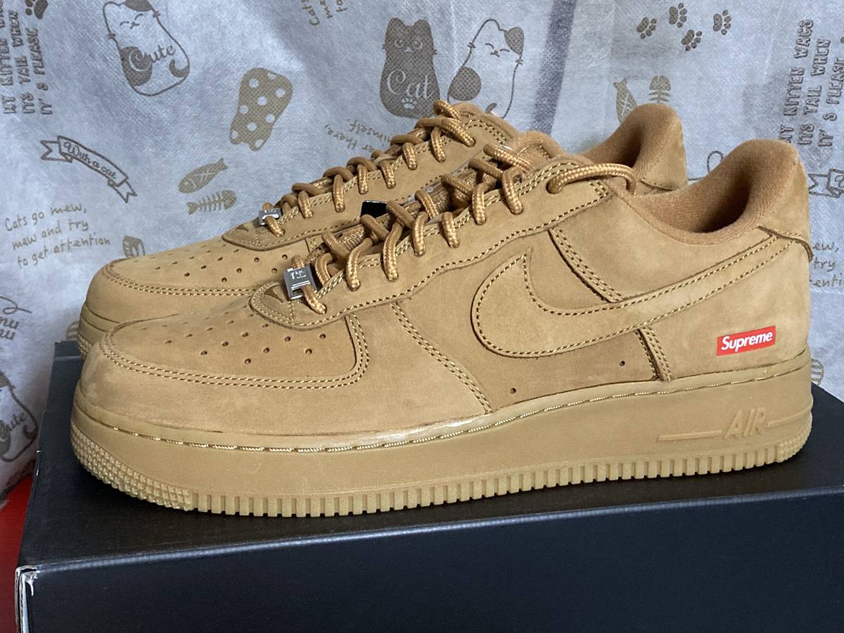 新品 AIR FORCE 1 wheat エアフォース1 シュプリーム ウィート Supreme