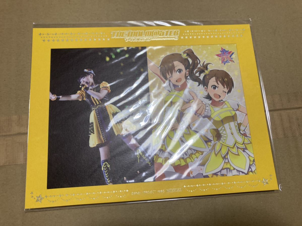 アイドルマスター A5サイズアートボード　M＠STERS OF IDOLWORLD!! 2015 Live Blu-ray “　アニメイト購入特典　双海真美・亜美　下田麻美_画像1