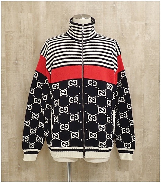 ふるさと納税ジャケット/アウターGUCCI グッチ ニットジャケット www.agenciacuringa.com.br
