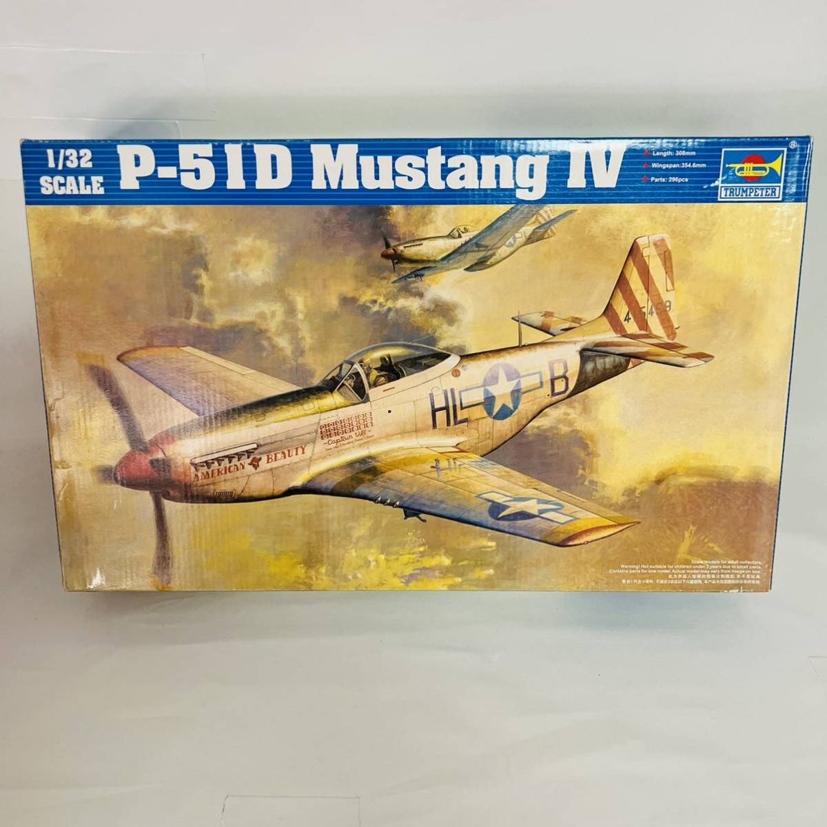 【未組立】1/32 TRUMPETER 製 P-51D Mustang Ⅳ ムスタング 4 戦闘機 プラモデル トランペッター_画像1