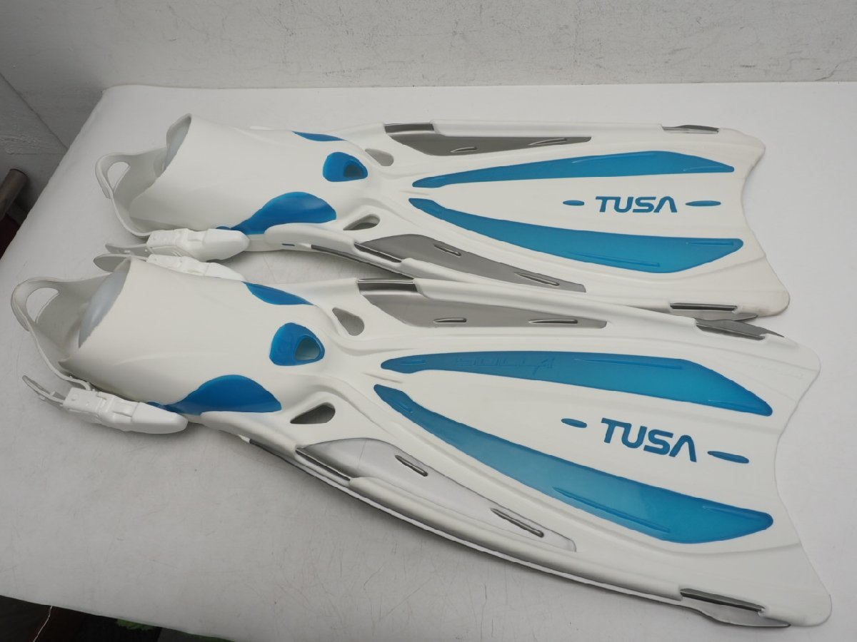 未使用 TUSA ツサ SOLLA SF-24 ストラップフィン サイズ:S(24-26cm) カラー:LBW スキューバダイビング用品 [50967]の画像2