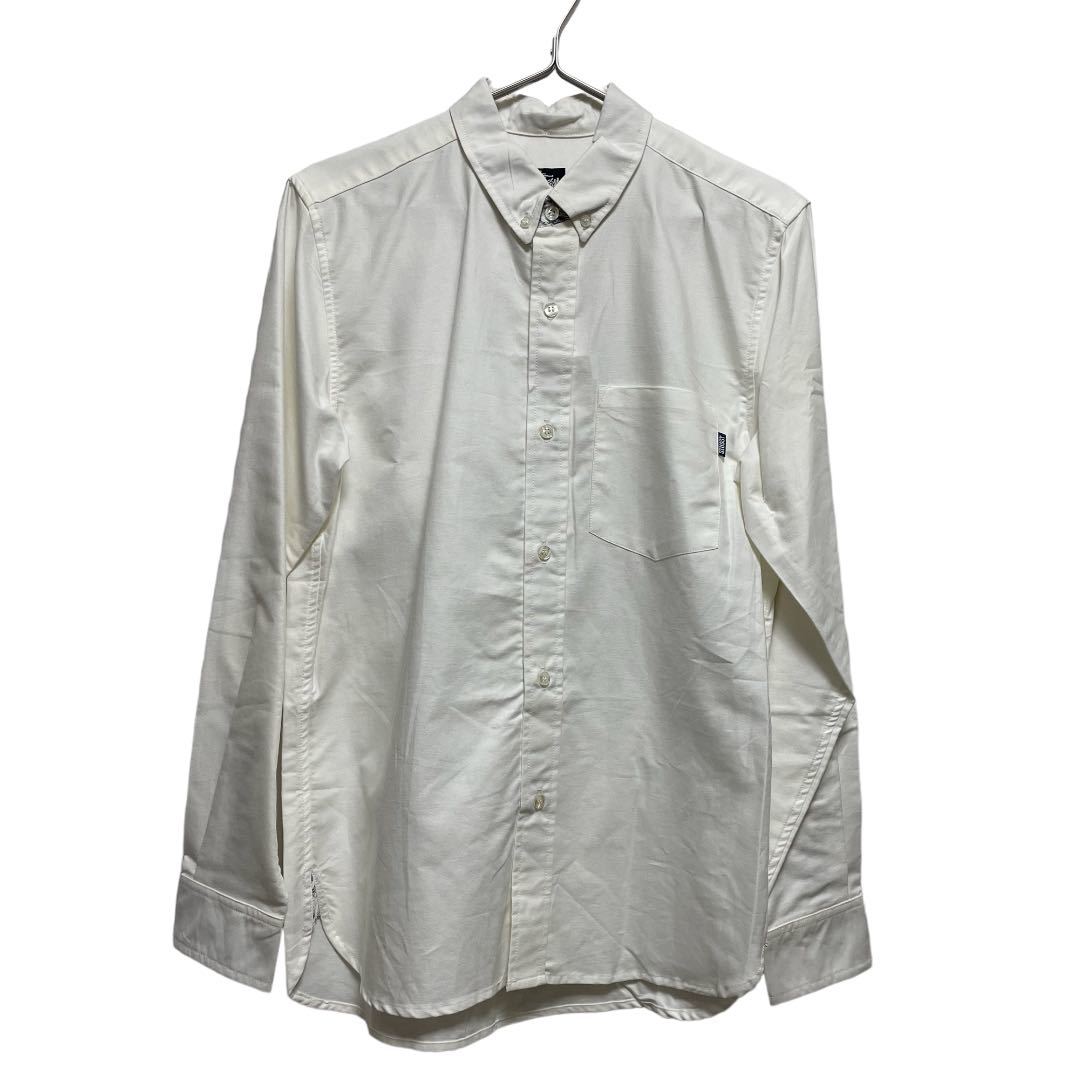 【新品】Stussy Honolulu限定 Aloha Oxford collection Shirt M 白 ステューシー オックスフォード シャツ アロハ コレクション ホノルルの画像1