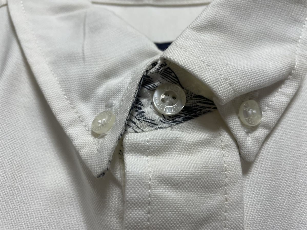 【新品】Stussy Honolulu限定 Aloha Oxford collection Shirt M 白 ステューシー オックスフォード シャツ アロハ コレクション ホノルルの画像6