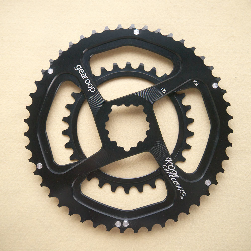 新品 gearoop KOM CHALLENGER 48/30T チェーンリング 11速 SRAM