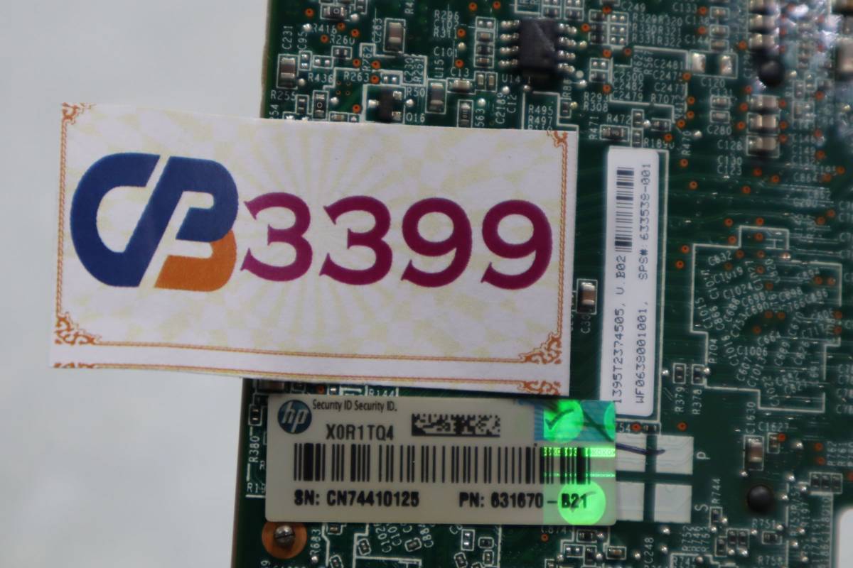 CB3399 ** L HP ProLiant DL380p Gen8. FBWC (Flash Backed Write Cache) 1GB 610674-001 *