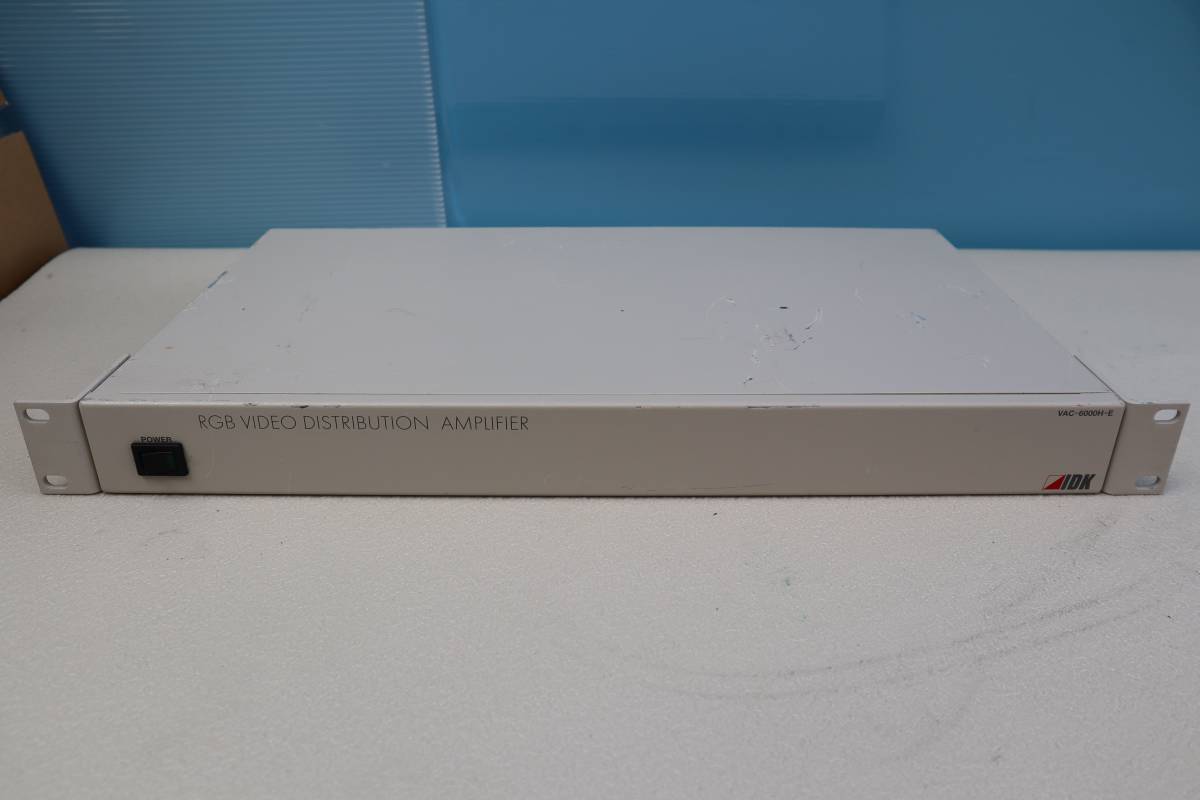 C0750 T* ★IDK/アイディケー 信号分配器RGB延長・分配器 RGB VIDEO DISTRIBUTION AMPLIFIER VAC-6000H-E
