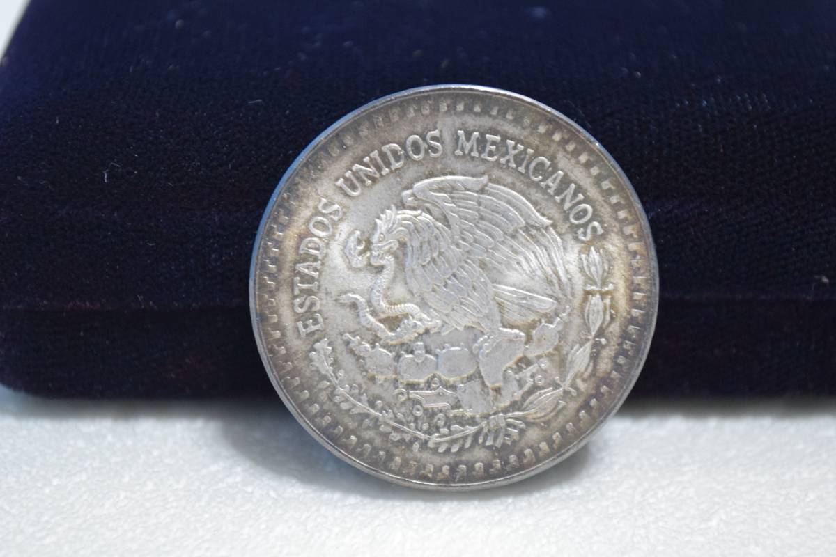 C0243 L #* メキシコ■銀貨■純度99.9%■1985年■女神■1onza PLATA PURA■１オンザ■シルバーコイン_画像6