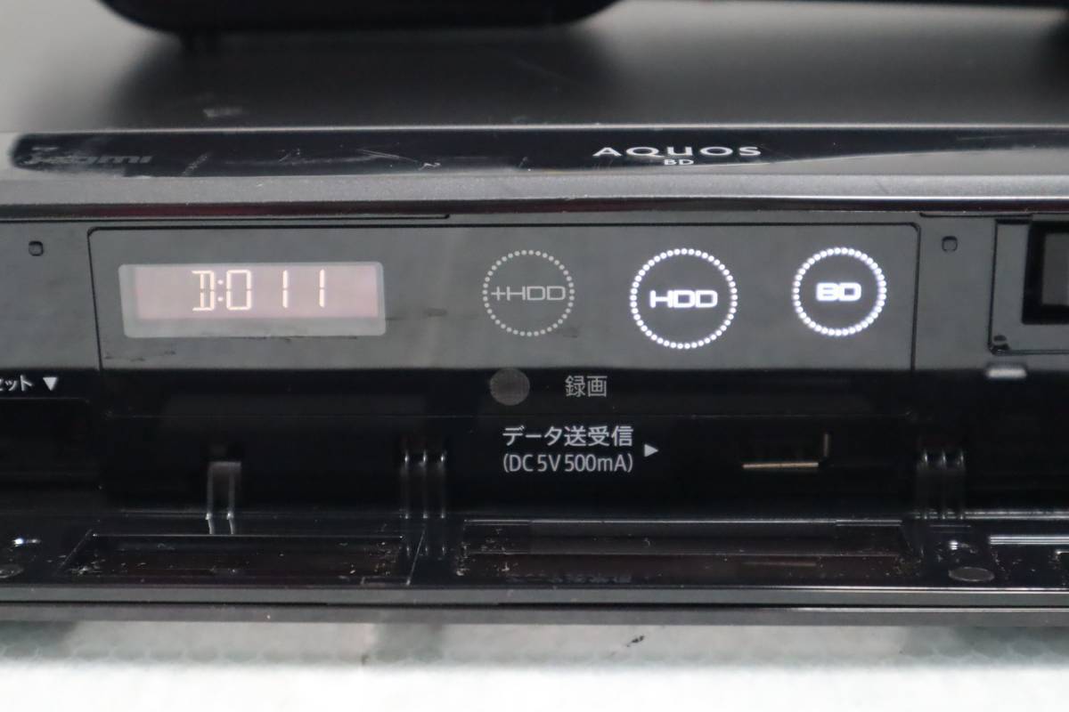 CB3845 N* L 500GB☆16年☆シャープ/SHARP/AQUOS☆HDD/BDレコーダー☆BD-S580☆リモコン・B-CASカード付き_画像4