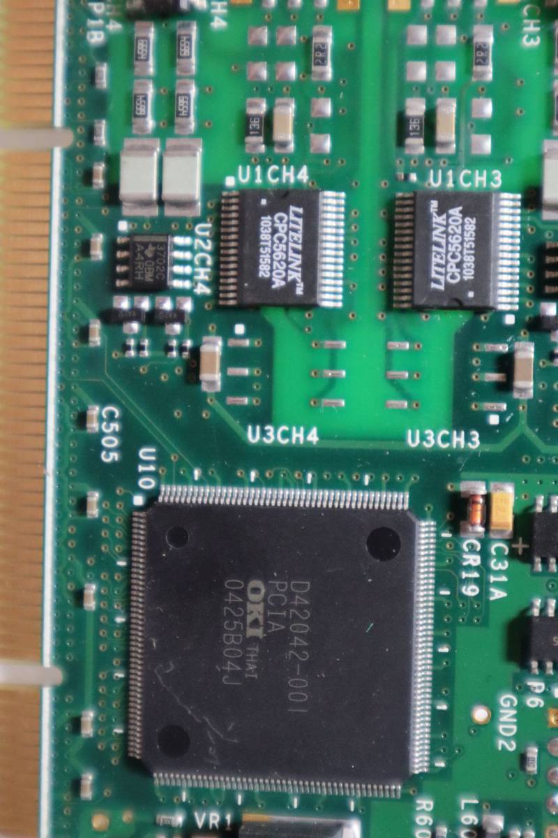 C4353 &* Dialogic Corp 56-0127-05 4-Port Telephone Board GM511396 A03-0017JPA d4pcuifwの画像5