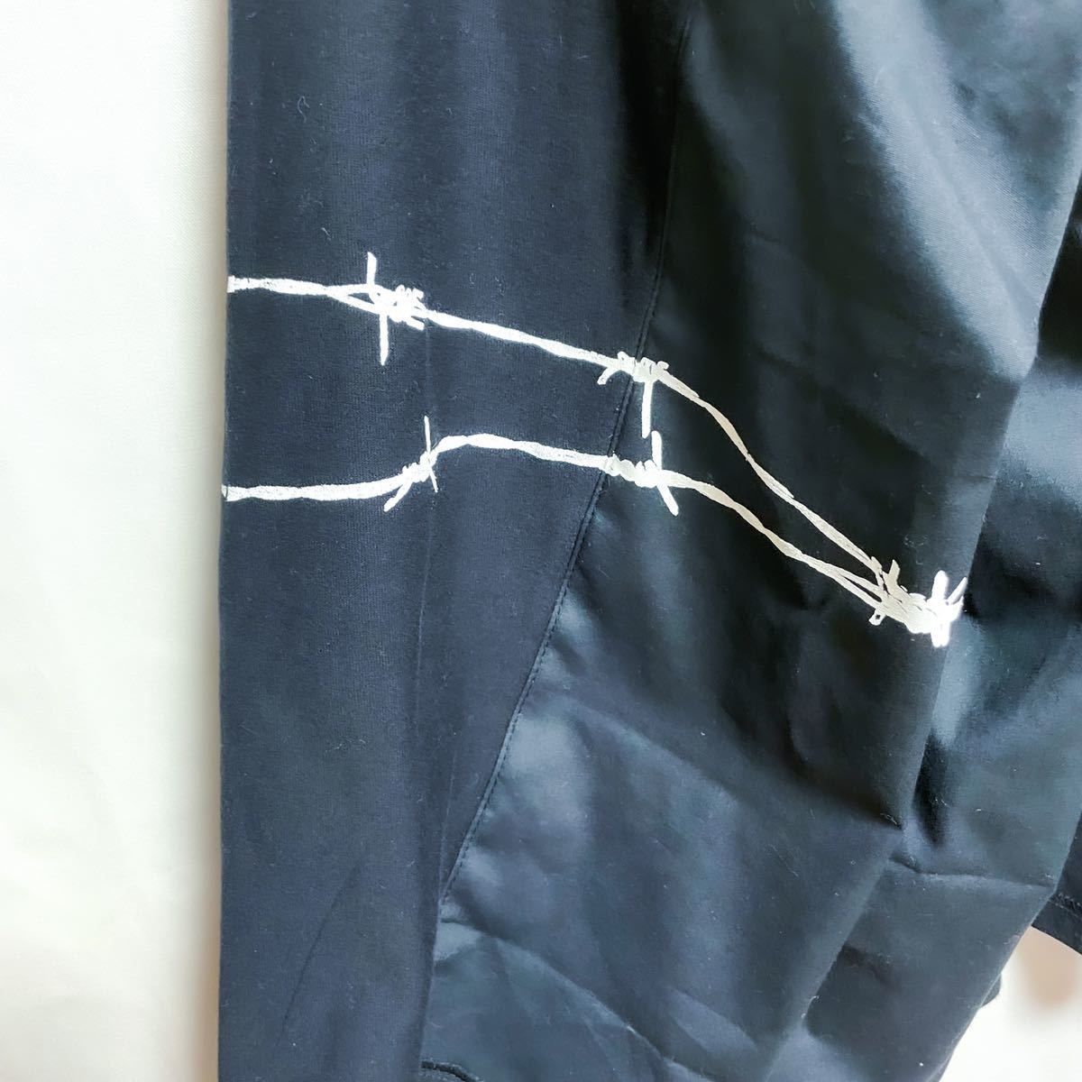 UNFINISHED有刺鉄線ビッグシルエットワイドロンTseditionariesセディ