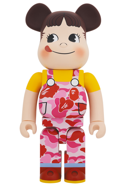 ★新品・未開封★　BE@RBRICK BAPE(R) ペコちゃん 1000％　PINK　ピンク