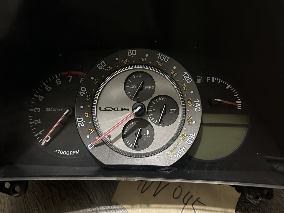  North America Lexus ( Toyota ) IS350 Altezza SXE10 meter USDM control NV045 US TOYOTA LEXUS speed meter 