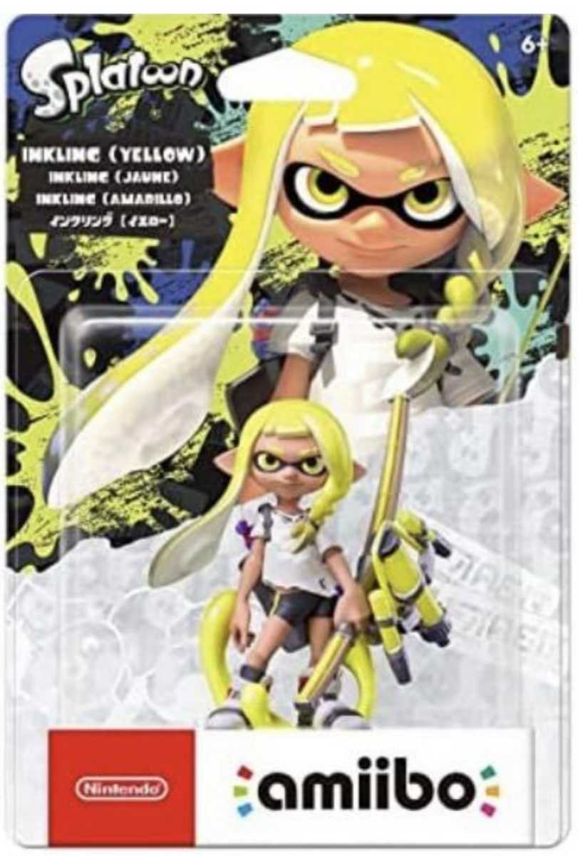 新品未使用品　amiibo スプラトゥーン3 オクトリング[ブルー]　インクリング[イエロー]　コジャケ3体セット_画像1